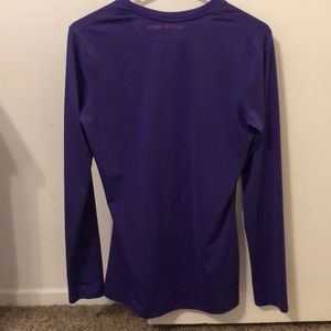 purple long sleeve under armour